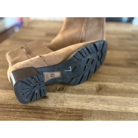 Timberland Boots Women's Size 9.5M Brown Leather Square Toe Chunky Heel - Picture 8 of 8